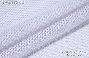 Ткань неопреновая сетка цвет белый
